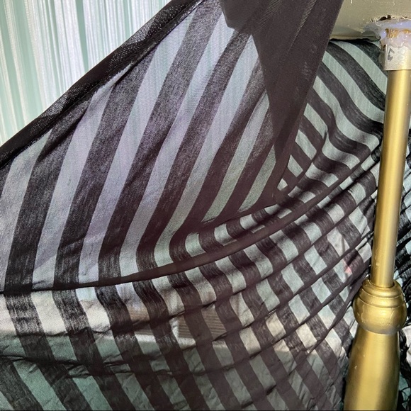 Bebe Sheer Striped Maxi Skirt NWT - Picture 11 of 16